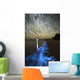 Star Trails and Bioluminescence Wall Decal Design 1