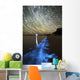 Star Trails and Bioluminescence Wall Decal Design 1