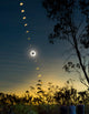 Solar Eclipse Composite Queensland Wall Decal Design 2