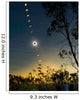 Solar Eclipse Composite Queensland Wall Decal Design 2