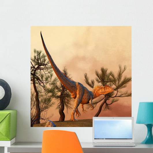Allosaurus Large Theropod Dinosaur Wall Decal