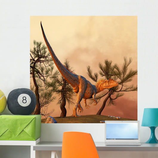 Allosaurus Large Theropod Dinosaur Wall Decal