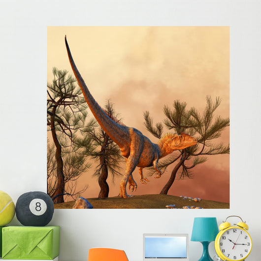 Allosaurus Large Theropod Dinosaur Wall Decal