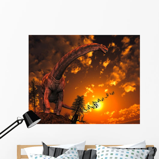 Argentinosaurus Titanosaur Sauropod Dinosaur Wall Decal