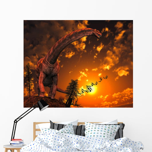 Argentinosaurus Titanosaur Sauropod Dinosaur Wall Decal