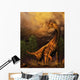 Camarasaurus Adult and Offspring Wall Decal