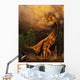 Camarasaurus Adult and Offspring Wall Decal