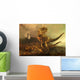 Pair Carnotaurus Dinosaurs Prowl Wall Decal