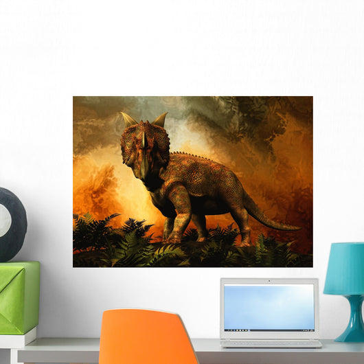 Einiosaurus Was Ceratopsian Dinosaur Wall Decal