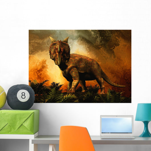 Einiosaurus Was Ceratopsian Dinosaur Wall Decal