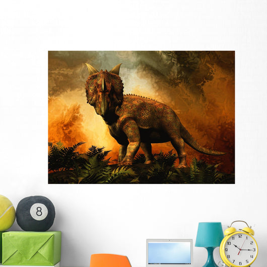 Einiosaurus Was Ceratopsian Dinosaur Wall Decal