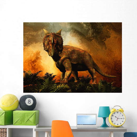 Einiosaurus Was Ceratopsian Dinosaur Wall Decal