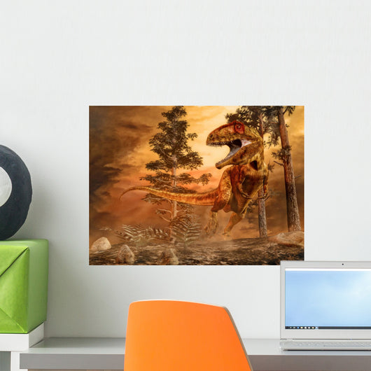 Giganotosaurus Hunting Wall Decal