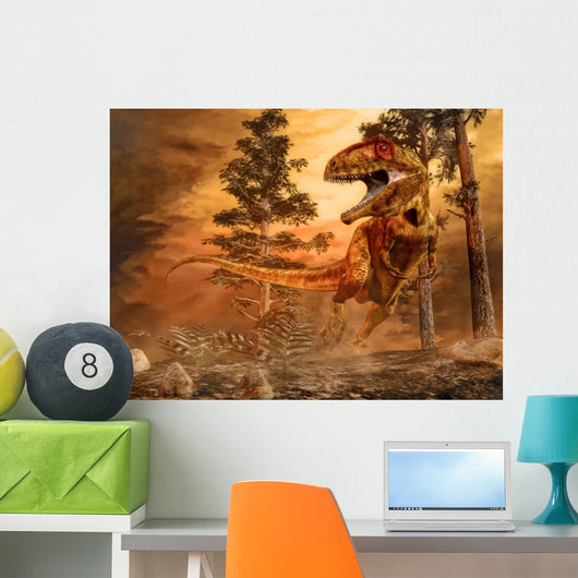 Giganotosaurus Hunting Wall Decal