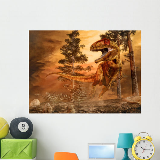 Giganotosaurus Hunting Wall Decal