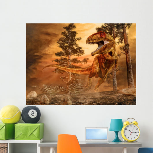 Giganotosaurus Hunting Wall Decal