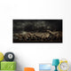 Group Iguanodons Struggle through Wall Decal