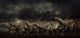 Group Iguanodons Struggle through Wall Decal