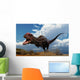 Majungasaurus Breaks into Run Wall Decal