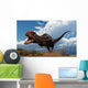 Majungasaurus Breaks into Run Wall Decal