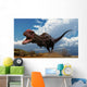 Majungasaurus Breaks into Run Wall Decal