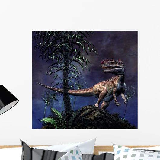 Monolophosaurus Was Theropod Dinosaur Wall Decal