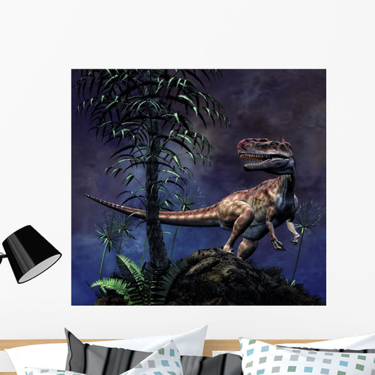 Monolophosaurus Was Theropod Dinosaur Wall Decal