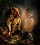 Sabre-toothed Cat Prowl Wall Decal