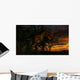 Tyrannosaurus Rex Emerging from Wall Decal