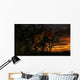 Tyrannosaurus Rex Emerging from Wall Decal