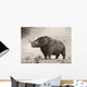 Woolly Rhinoceros Is Extinct Wall Decal