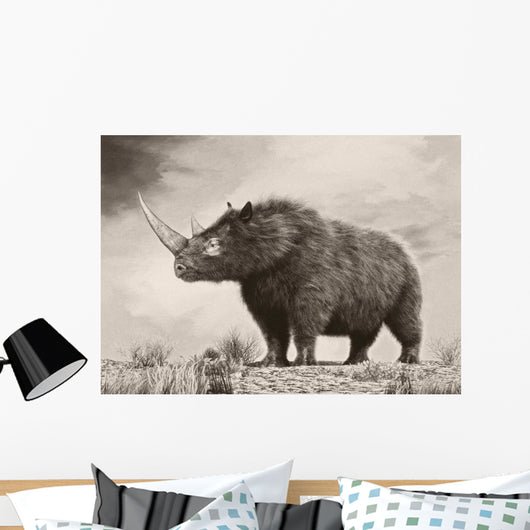 Woolly Rhinoceros Is Extinct Wall Decal