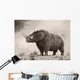 Woolly Rhinoceros Is Extinct Wall Decal