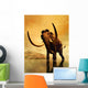 Woolly Mammoth Dramatic Frozen Wall Decal