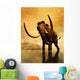 Woolly Mammoth Dramatic Frozen Wall Decal