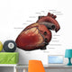 Lateral Human Heart Anatomy Wall Decal