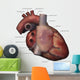 Right Lateral Human Heart Wall Decal