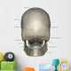 Posterior Human Skull Anatomy Labeled Wall Decal