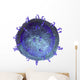 3D Model T-cell Key Wall Decal