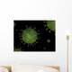 Microscopic Viruses Floating Environment Wall Decal