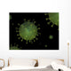 Microscopic Viruses Floating Environment Wall Decal
