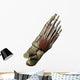 3D Model Foot Top Wall Decal