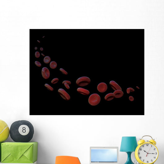 Red Blood Cells Free Wall Decal