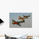 Two P-40 Warhawks and Wall Decal