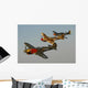 Two P-40 Warhawks and Wall Decal