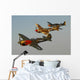 Two P-40 Warhawks and Wall Decal