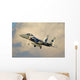 F-15dj Eagle Japan Air against Cloud Wall Decal