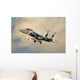 F-15dj Eagle Japan Air against Cloud Wall Decal