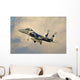 F-15dj Eagle Japan Air against Cloud Wall Decal