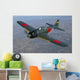 A6m Japanese Zero Flying Front Wall Decal